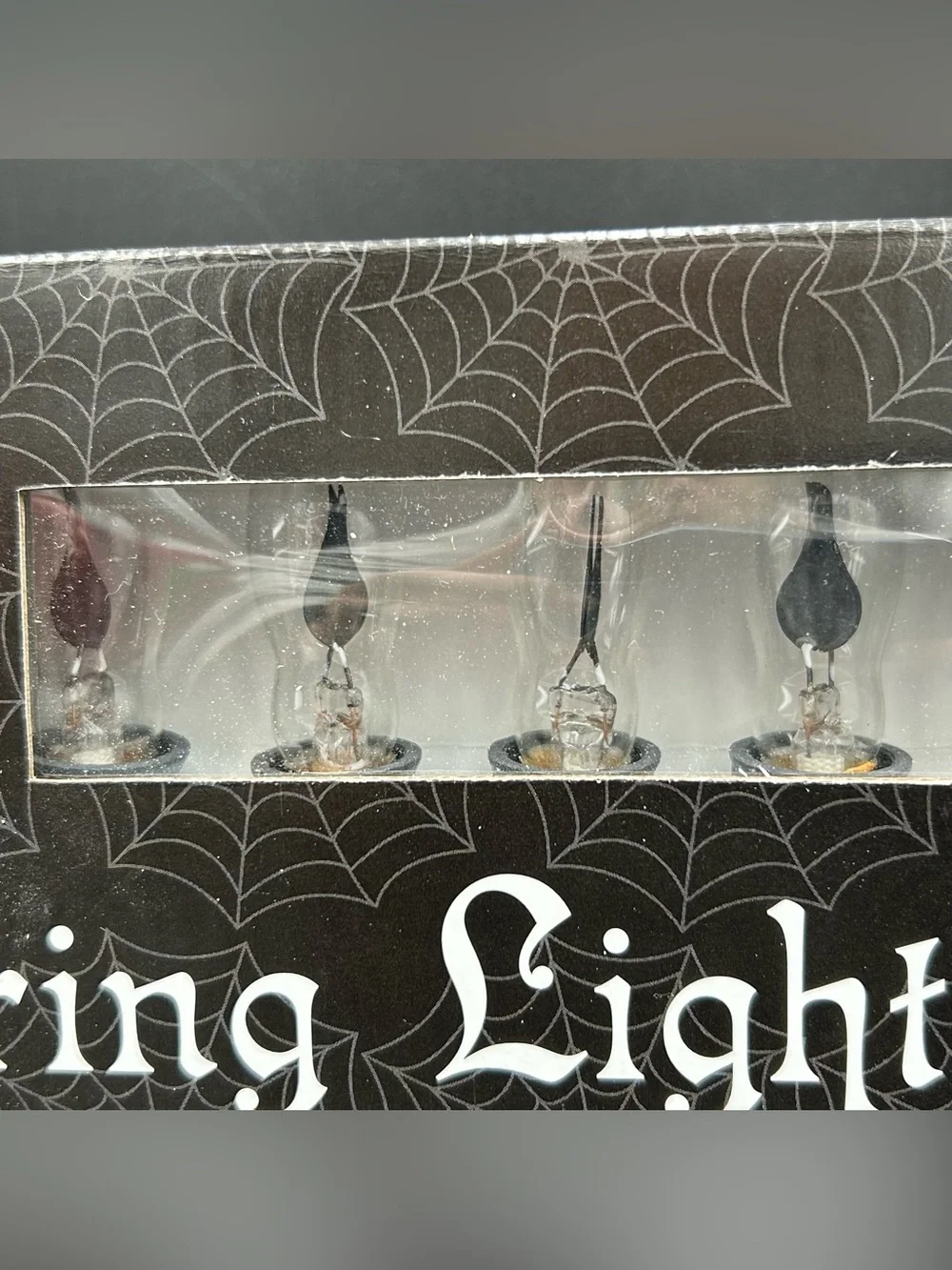 Big Lots 10 Flickering Flame Halloween String Lights 10 Ft New Sealed Box